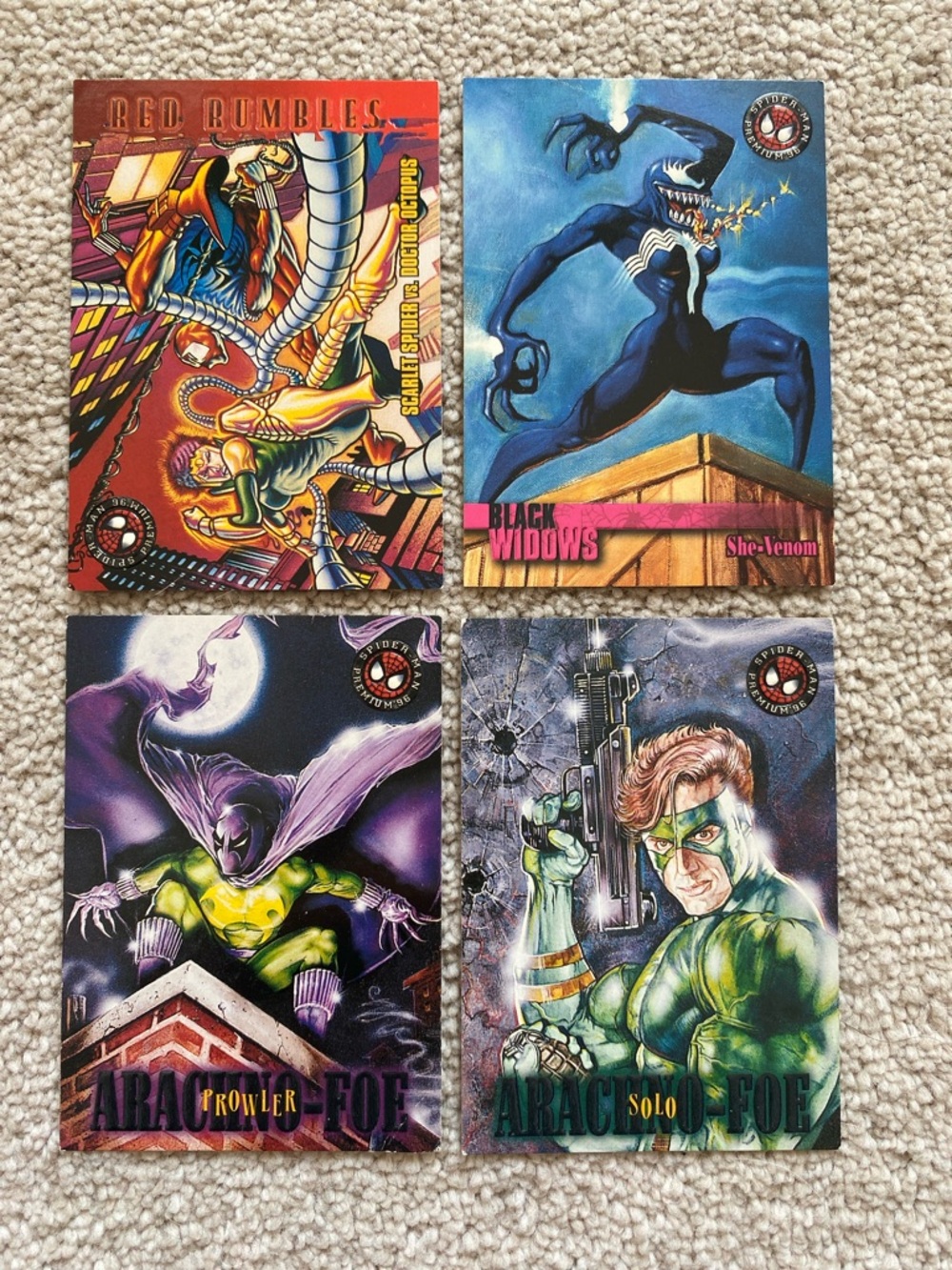 1996 Spider-Man Premium Cards
